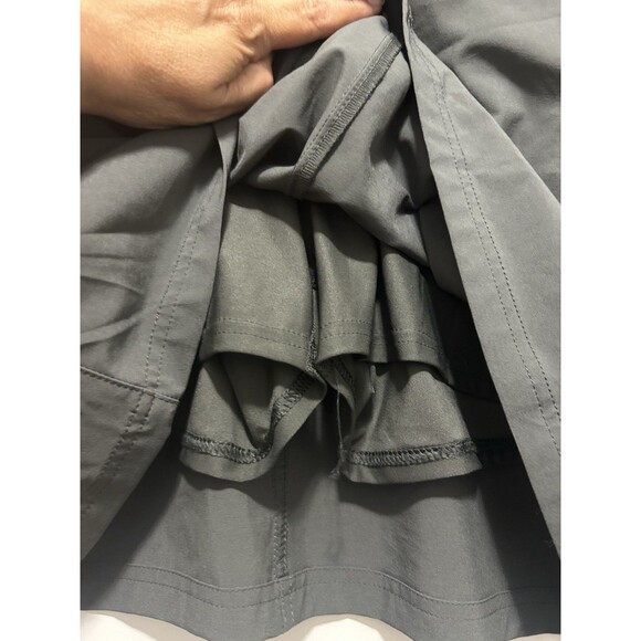 Eddie Bauer Adventurer Size 16 Gray 2.0 Skort Dark Smoke UPF 50 Moisture Shield - Picture 5 of 6
